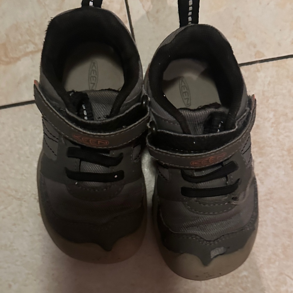 Keen Kids' Charcoal and Black Sneakers